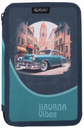 Herlitz Penar neechipat 3 fermoare havana (400211295) Penar