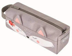 Herlitz Penar etui Quattro Kitty gri, cu maner (50043637) Penar