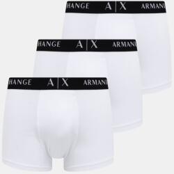 Armani Exchange testhezálló boxeralsó férfi pamuttal 3-as csomag - fehér M