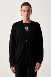 Armani Exchange női gyapjú kardigán - fekete M