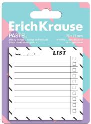 ErichKrause Notes adeziv "To do list", alb, 73x73 mm, 20 file plastic, ErichKrause (EK63673)