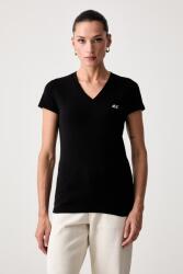 Giorgio Armani női t-shirt pamut elasztánnal - fekete S - answear - 21 990 Ft