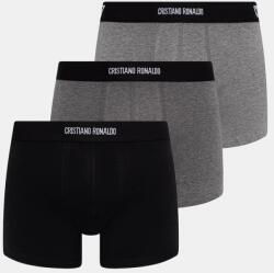 CR7 Cristiano Ronaldo boxeralsó férfi pamuttal 4-es csomag - fekete M