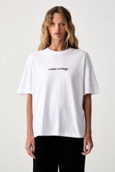 Giorgio Armani női pamut póló - fehér XL - answear - 25 990 Ft