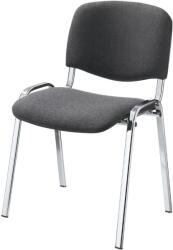 Chairs ON Scaune material textil și cadru cromat