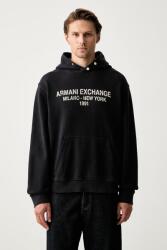 Giorgio Armani kapucnis melegítőfelső férfi pamut - sötétkék L - answear - 63 990 Ft