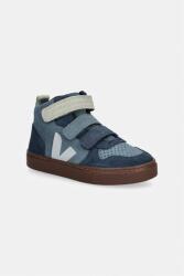 Veja Small V-10 Mid gyerek velúr sportcipő - kék 31
