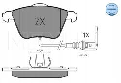 Meyle Fékbetét Vw P. Golf/scirocco 1, 2-2, 0