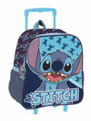  Disney Lilo és Stitch, A csillagkutya Abstract gurulós ovis 3D hátizsák, táska 32 cm (MSL702928) - ostore