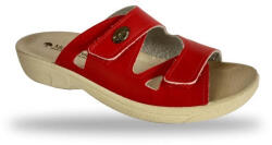 DrMonteBosco Shoes Monte Bosco női komfort gyógypapucs -1406 piros papucs