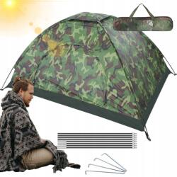 Bedee Camo Strandi Sátor 110CM Erősített 4 Cövekkel Gyors Összeszerelés Oxford