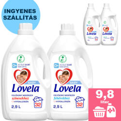  INGYENES SZÁLLÍTÁS - Lovela Baby fehér ruhákhoz 2, 9L + Lovela Baby színes ruhákhoz 2, 9L + Lovela Baby öblítő 2x2, 0L