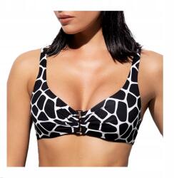 Verde Veronica Fürdőruha felső bikini melltartó fekete merevítőkkel 85B (góra od stroju kąpielowego print)