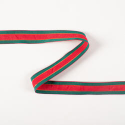 Takoy Piros-zöld csíkos szalag, 2 cm