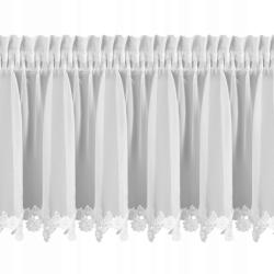 Eurofirany Irigy Hónaljmirigy 30X150 fehér chiffon hímzett virágokkal LILI szalag (479170)