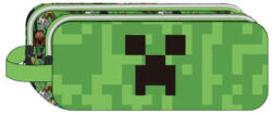  Minecraft Face 2 rekeszes tolltartó 23 cm MSL704601 (MSL704601)