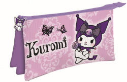  Hello Kitty Kuromi Purple 3 rekeszes tolltartó 22 cm MSL706711 (MSL706711)