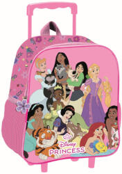  Disney Hercegnők Blossom gurulós ovis 3D hátizsák, táska 32 cm MSL706865 (MSL706865)