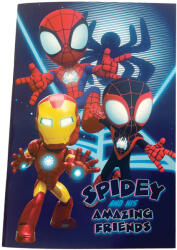 GIM Pókember Spidey Ultimate B/5 vonalas füzet 40 lapos GIM33712400A (GIM33712400A)