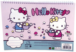 GIM Hello Kitty World A/4 spirál vázlatfüzet, 30 lapos GIM33576413 (GIM33576413)