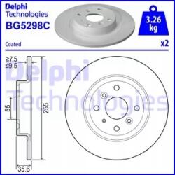 Delphi Fék tárcsa BG5298C/DEL