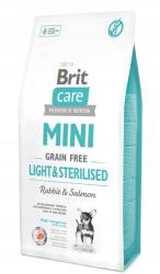 Brit Kutyaeledel Brit Care Mini Light & Sterilised nyúl lazaccal 1 kg