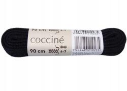 Coccine Pamut cipőfűző lapos fekete cipőfűző 7 mm széles Coccine 90 cm (5905567222757)