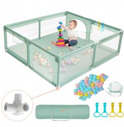 COMOMY Gyerek járóka Comomy 150x180x66 cm - biztonságos játéktér (646CPL)