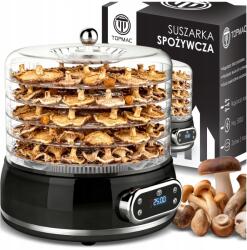 TopMac Zöldség-gyümölcs Gomba Szárító Erős Nagy 500W 5 Szűrő Időzítő (SUSZARKA DO GRZYBÓW SPOŻYWCZA 500W)