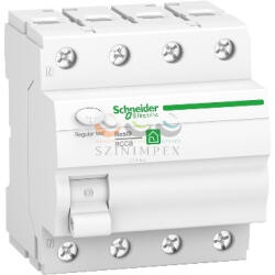 Schneider Electric Áram-védőkapcsoló (Fi-relé) analóg 4P 25A 30mA A-típus 6kA Resi9 R Schneider R9R02425 (R9R02425)