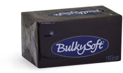 Bulky Soft Textúrált szalvéta 38x38 cm 1/8 hajtás 40 lap/csomag - fekete