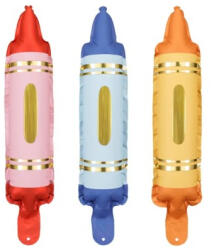 Balloons4party Balon folie mini figurina creion colorat 30 cm