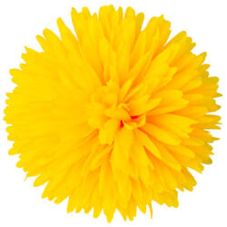 Valex Decor Krizantém selyemvirág fej, 14cm - Sárga (LD083-04)