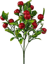 Valex Decor Gyümölcsös bokor, 15 fejes, 33cm magas - Bordó (LD091-02)