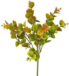 Valex Decor Pénzlevelű pilea műnövény, 5 ágú, 40cm magas - Barnás zöld (LD079-03)