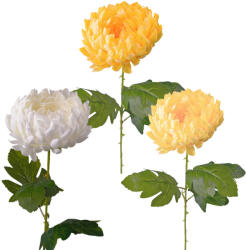 Valex Decor Krizantém selyemvirág szál, 65cm magas - 48db-os mix (LD067)