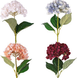 Valex Decor Hortenzia selyemvirág ág, 62cm magas - 24db-os mix (LD072)
