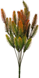 Valex Decor Ciprus műnövény, 7 ágú, 33cm magas - Barnás zöld (LD081-03)