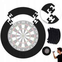  Fekete Eva Darts Tárcsavédő, Biztonsági Gyűrű 45CM (6HG6942u7iWSnhpRq)