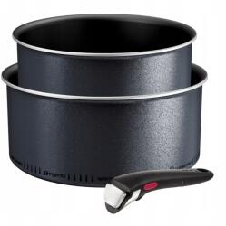 Tefal Set oale Tefal Ingenio So'Light 3 elemente, 18/20cm, aluminiu, negru (3168430369054)