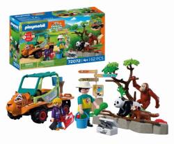Playmobil - Jucarie de rol Ingrijitor zoo cu vehicul (PM72072)