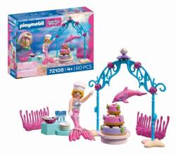 Playmobil - Jucarie de rol Bufet pentru nunta subacvatica (PM72108)