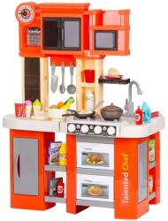 Chipolino Set jucarie Chipolino Kitchen 84 cm cu sistem de curgere apa, lumini, sunete si 79 accesorii (DIPK002422KL) - ookee Bucatarie copii