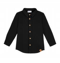 TuSzyte Fekete fiú ing, elegáns, pamut MÉRET116/122 (001-KD-10-01-M116)