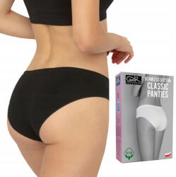 Gatta Bugyi Seamless Classic Panties Cotton Black XL (1635S)