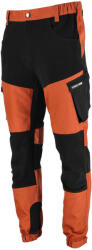 LAHTI PRO Pantaloni de lucru elastici Lahti PRO, portocaliu-negru, marimea M, 4 directii (L4053902)