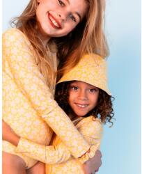 Swim Essentials Детски цял бански с UPF50+ защита и дълги ръкави - "Yellow Flowers (SWE-2024SE1116)