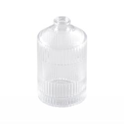 Chaks Mini vază de sticlă cu gât îngust - Transparentă 4, 3 x 7, 3 cm