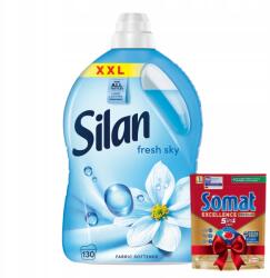 Silan Fresh Sky öblítőszer 2, 86L 130 mosás Ajándék (SILAN 2,86L FRESH SKY + GRATIS)