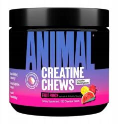 Universal Nutrition Animal Kreatin, Monohidrát, Fruit Punch, 120 rágótabletta (039442033314)
